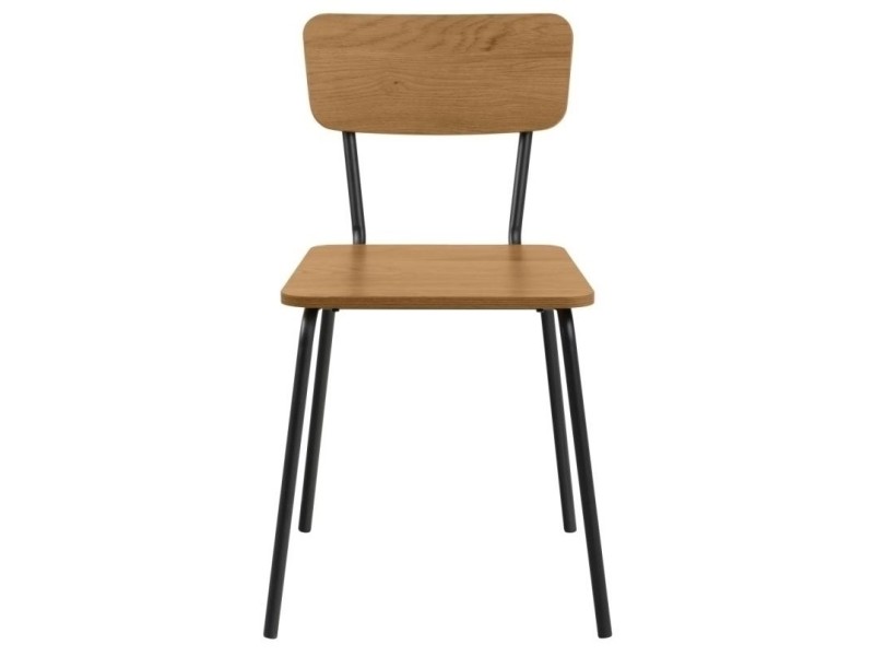 Krzesło Peru dąb/czarne - ACTONA